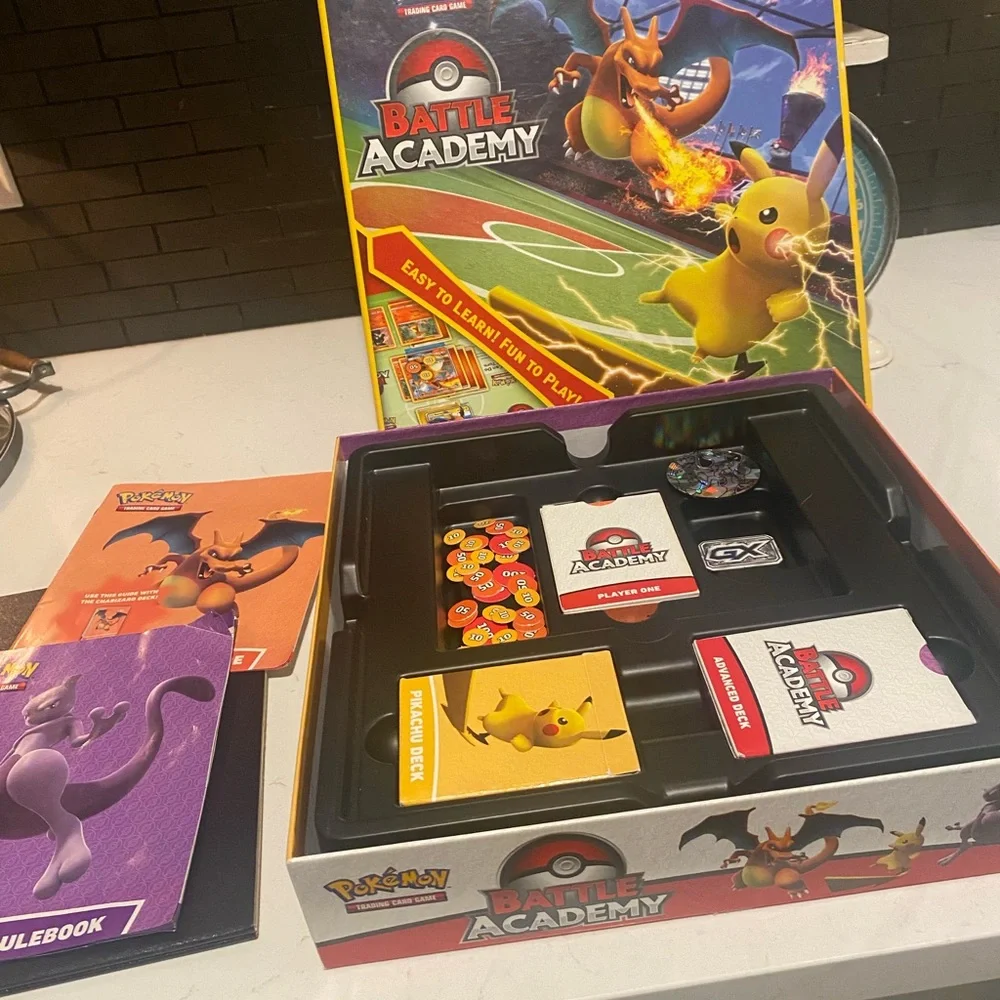 Pokemon Trading Card Battle Academy Game  Open Box